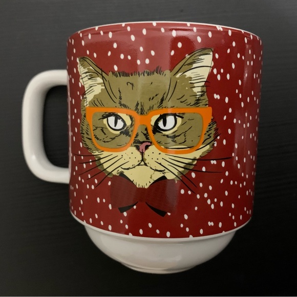 STACKING MUG - 4pc set with stacking rack - Picture 6 of 6